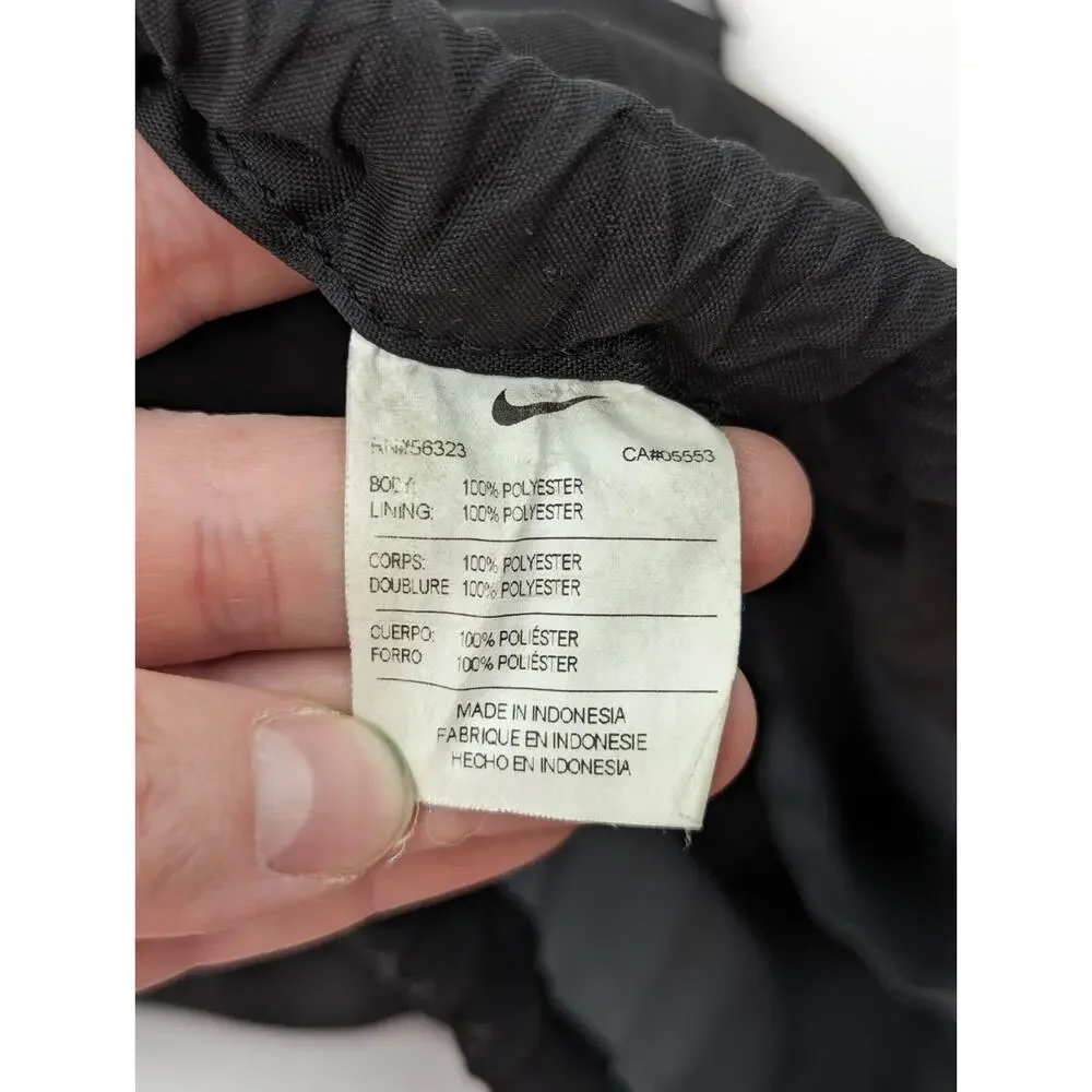 Nike BA5256-010 Gym Bag Black Black White Alpha Adapt Cinch Backpack